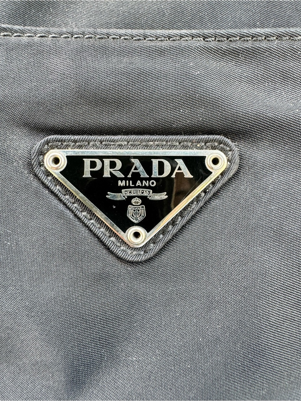 Mint Y2K Prada Tessuto Black Tote - Picture 6 of 12